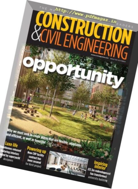 Construction & Civil Engineering – October 2016 Cover