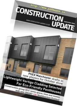 Construction Update – September 2016