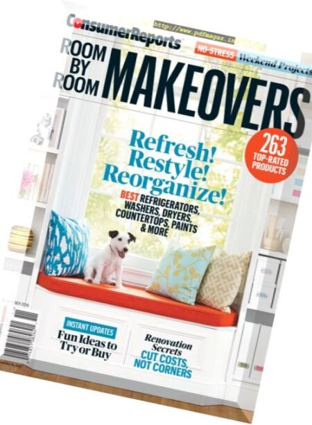 Consumer Reports – Room by Room Makeovers – November 2016 Cover