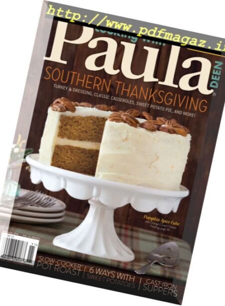 Cooking with Paula Deen – November 2016 Cover
