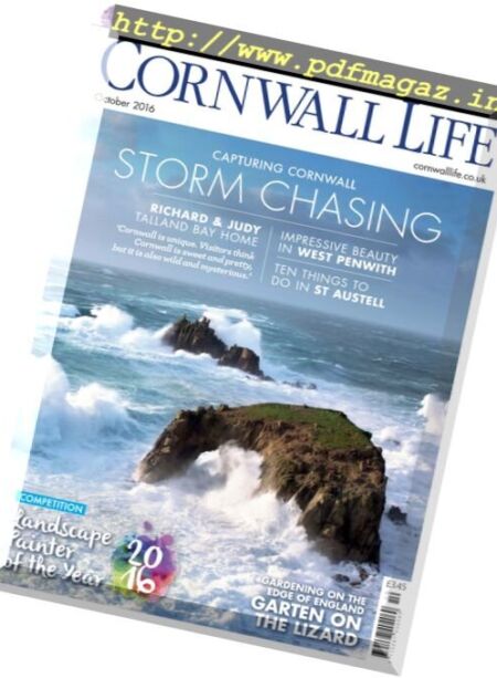 Cornwall Life – October 2016 Cover