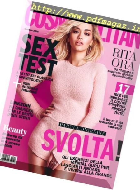 Cosmopolitan Italia – Ottobre 2016 Cover