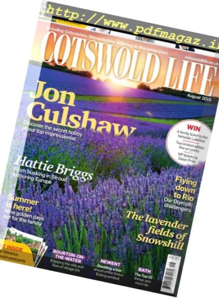 Cotswold Life – August 2016 Cover