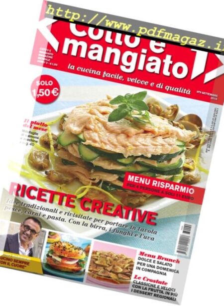 Cotto e Mangiato – Settembre 2016 Cover