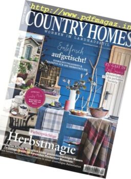 Country Homes – September-Oktober 2016