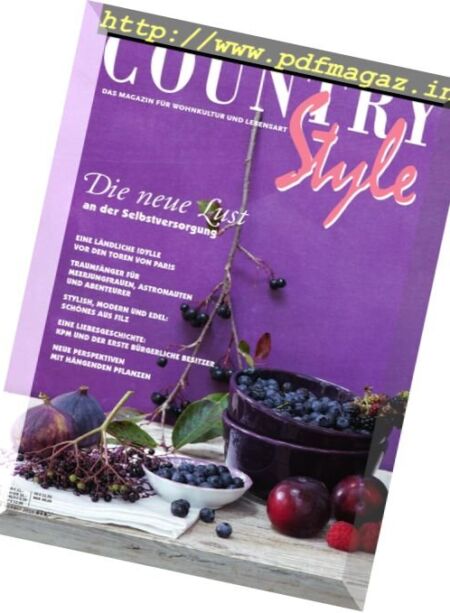 Country Style – Herbst 2016 Cover