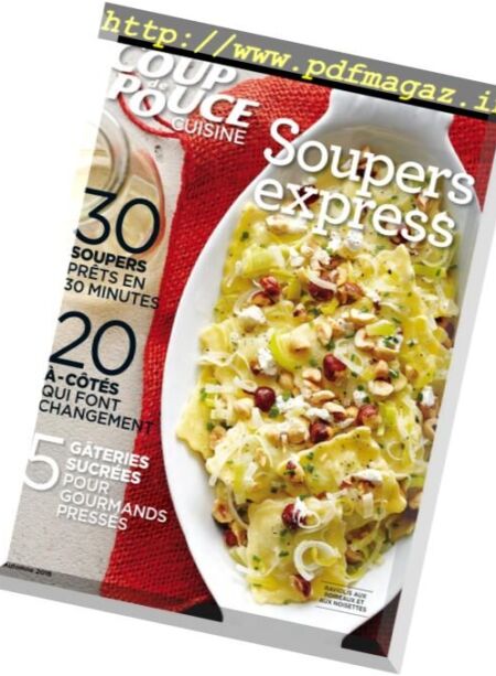 Coup de Pouce – Hors-series – Soupers Express 2016 Cover