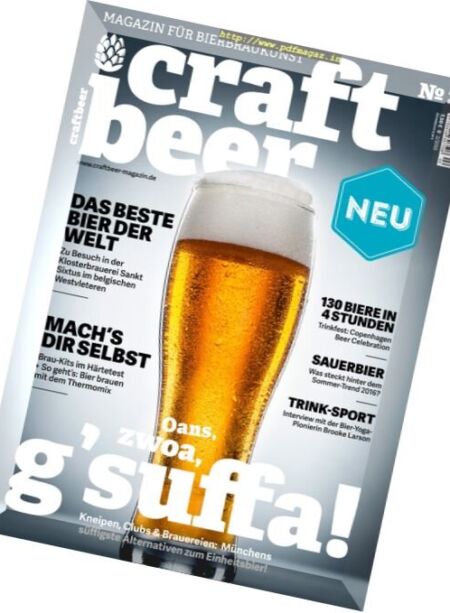 Craftbeer-Magazin – Nr.2, 2016 Cover