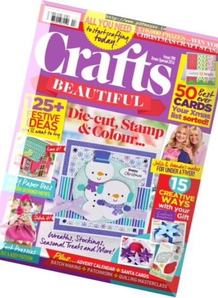 Crafts Beautiful – Xmas 2016 Cover