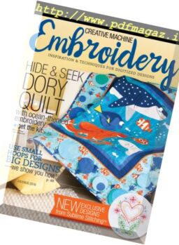 Creative Machine Embroidery – July-August 2016