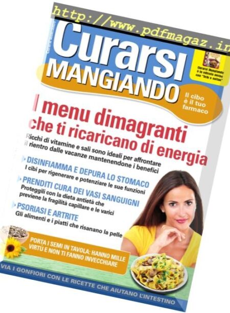 Curarsi Mangiando – Settembre 2016 Cover