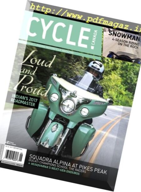 Cycle Canada – September-October 2016 Cover