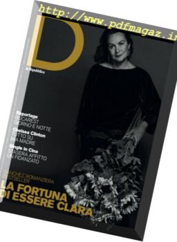 D la Repubblica – 20 Agosto 2016