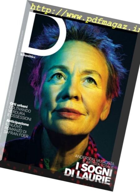 D la Repubblica – 27 Agosto 2016 Cover