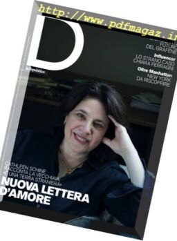 D la Repubblica – 3 Settembre 2016