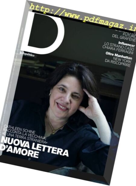 D la Repubblica – 3 Settembre 2016 Cover