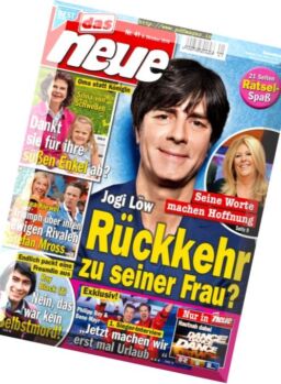 das neue – 8 Oktober 2016