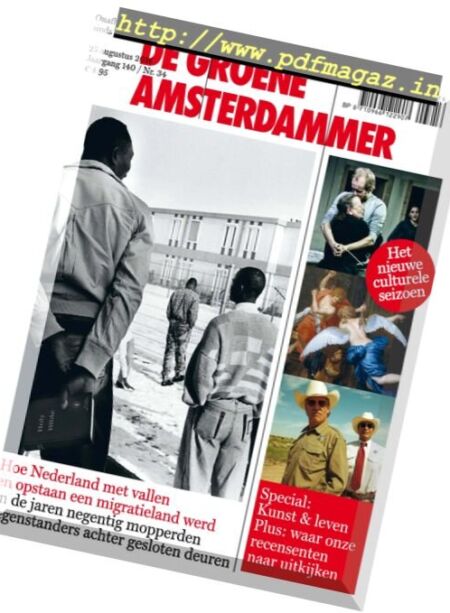 De Groene Amsterdammer – 25 Augustus 2016 Cover