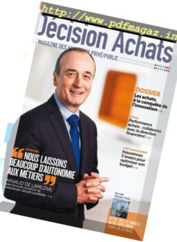 Decision Achats – Septembre 2016