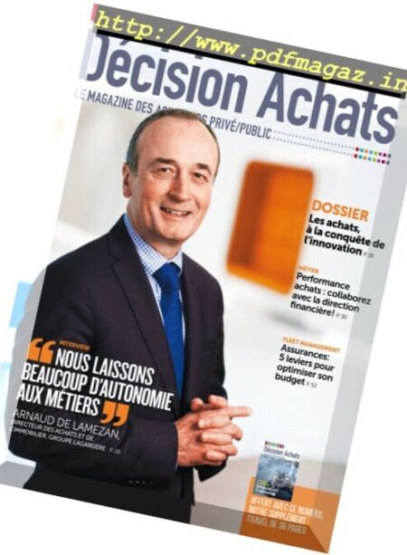 Decision Achats – Septembre 2016 Cover