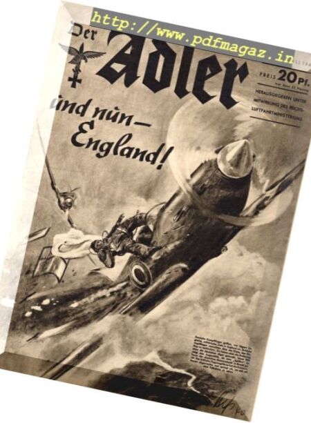 Der Adler – N 14, 9 Juli 1940 Cover