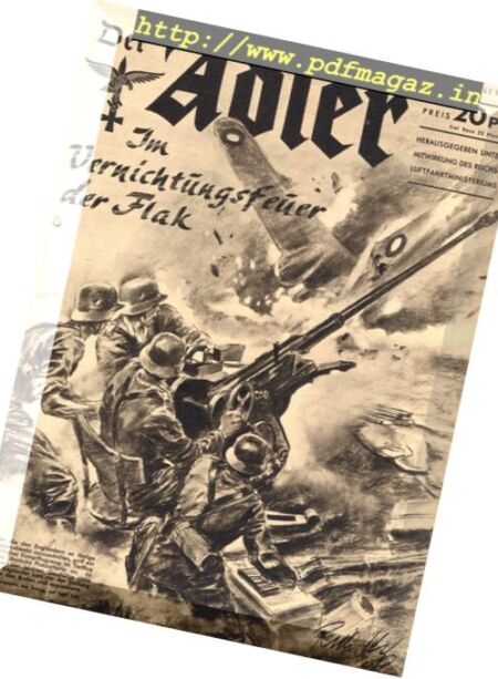 Der Adler – N 15, 23 Juli 1940 Cover