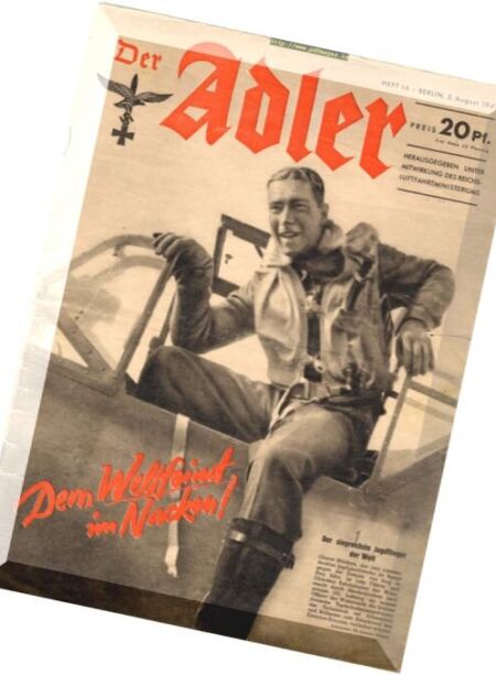 Der Adler – N 16, 5 August 1941 Cover