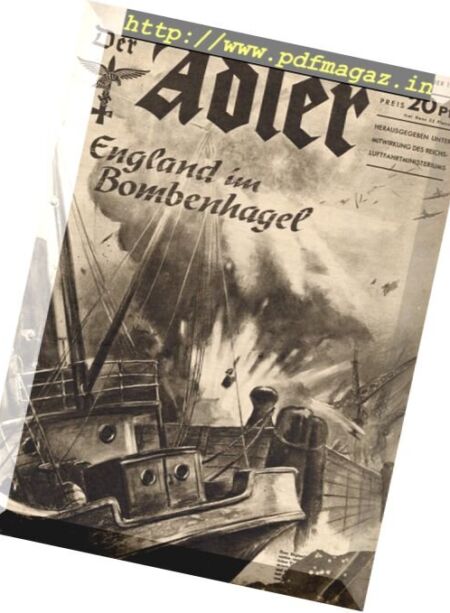 Der Adler – N 18, 3 September 1940 Cover