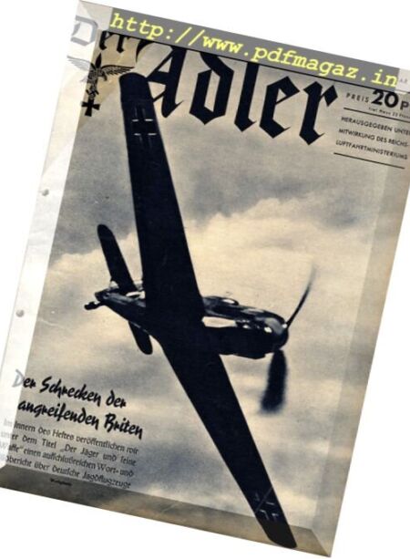 Der Adler N 2, 23 Januar 1940 Cover