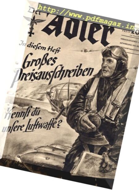 Der Adler – N 20, 1 Oktober 1940 Cover