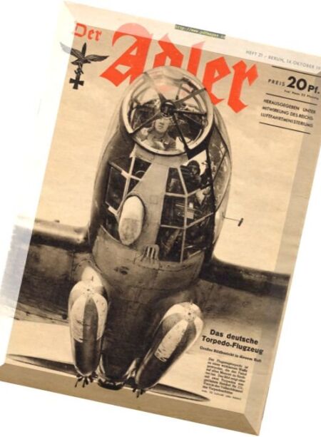 Der Adler – N 21, 14 October 1941 Cover
