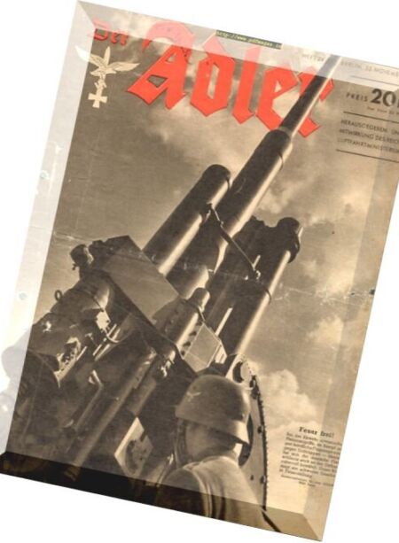 Der Adler – N 24, 25 November 1941 Cover