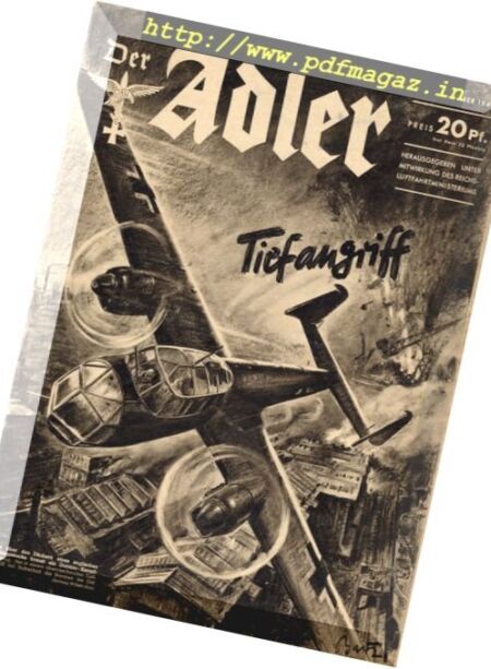 Der Adler – N 24, 26 November 1940 Cover