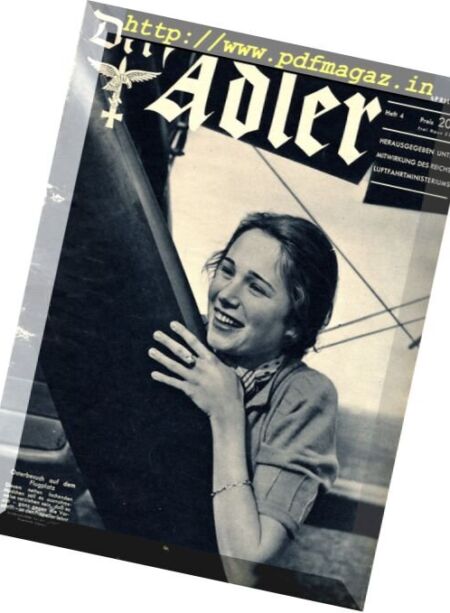 Der Adler – N 4, 4 April 1939 Cover