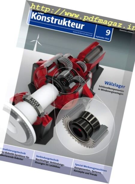 Der Konstrukteur – September 2016 Cover