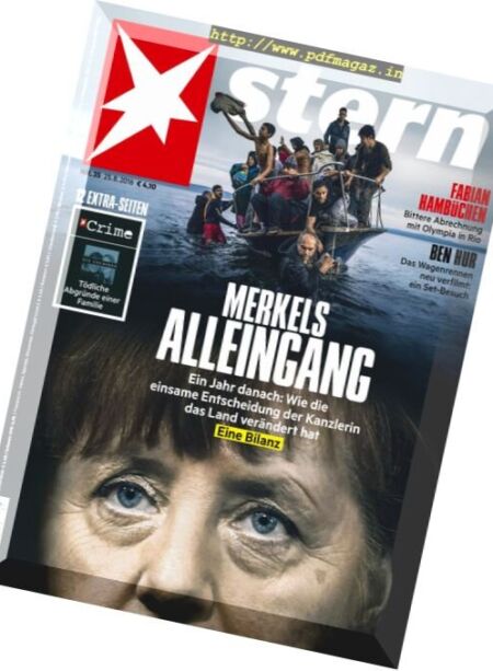 Der Stern – 25 August 2016 Cover