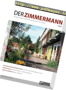 Der Zimmermann – Nr.9, 2016