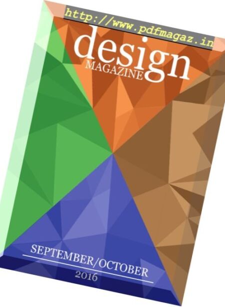 Design Magazine – September-October 2016 Cover