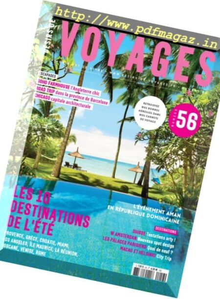 Desirs de Voyages – Aout-Septembre 2016 Cover