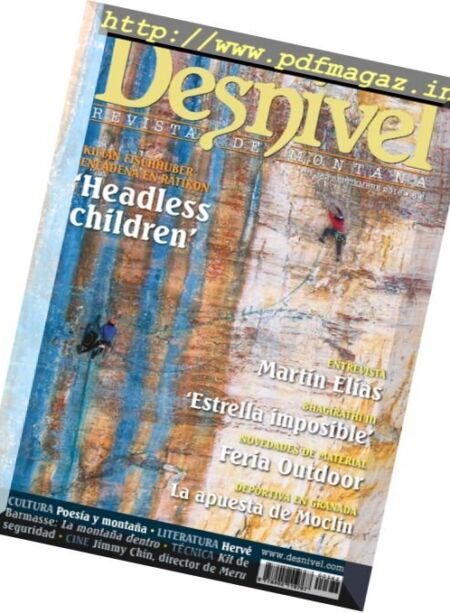 Desnivel – Septiembre 2016 Cover