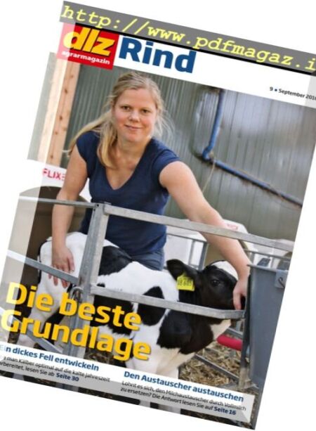 DLZ Primus Rind – September 2016 Cover
