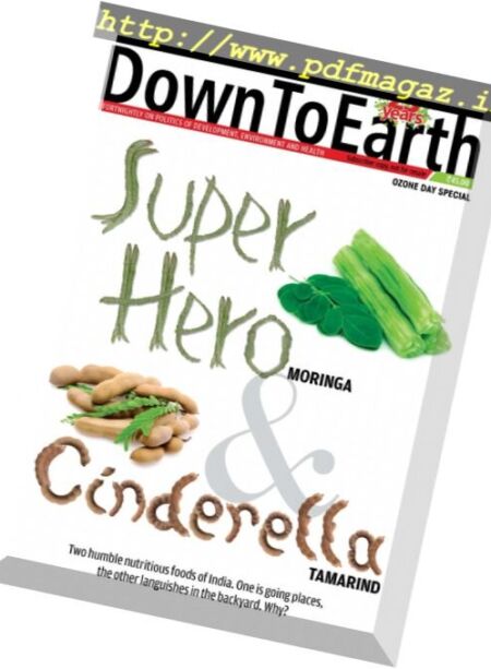 Down To Earth – 16 September 2016 Cover