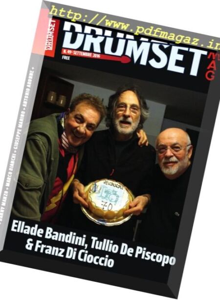 Drumset Mag – Settembre 2016 Cover