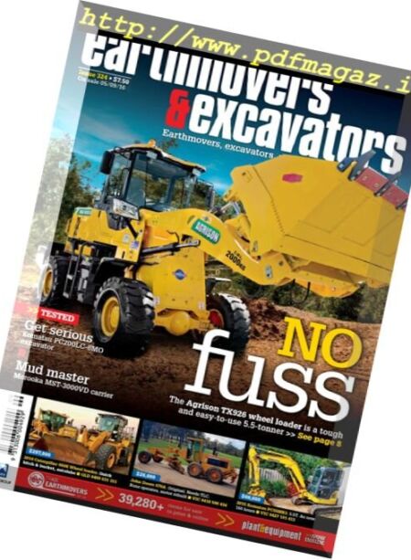 Earthmovers & Excavators – Issue 324, 2016 Cover