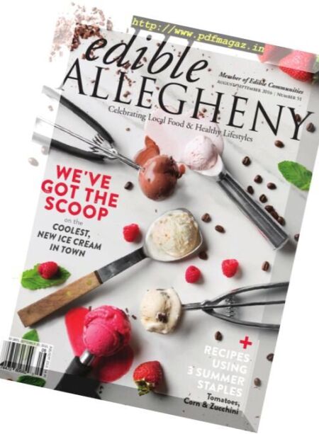 Edible Allegheny – August-September 2016 Cover