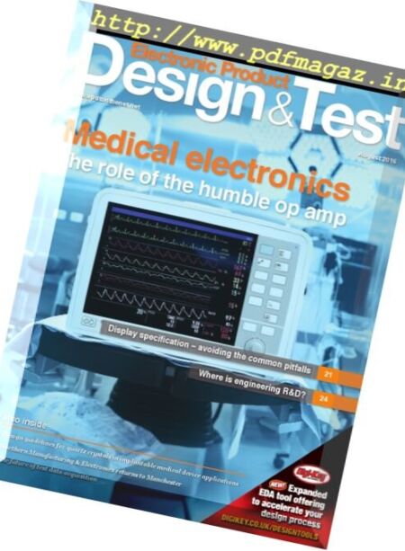 Electronic Product Design & Test – August 2016 Cover
