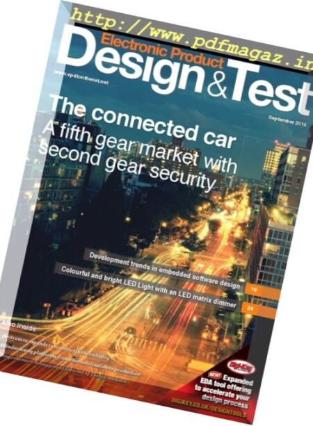 Electronic Product Design & Test – September 2016 Cover