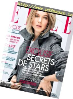 Elle France – 9 Septembre 2016