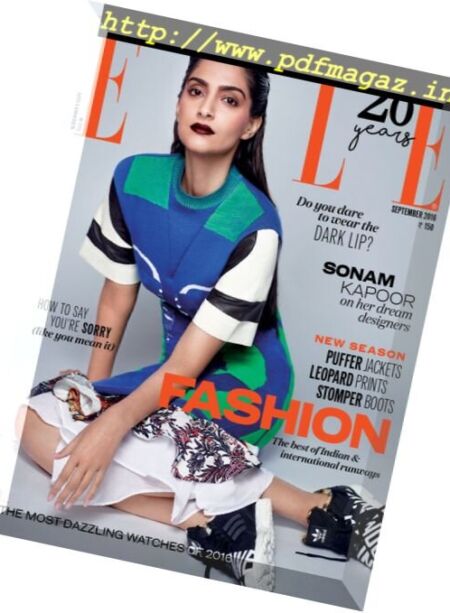 Elle India – September 2016 Cover