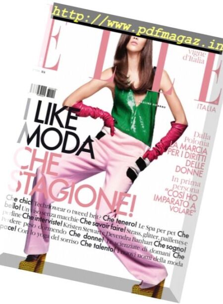 Elle Italia – Ottobre 2016 Cover